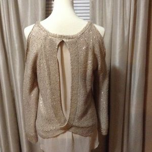 Jessica Simpson sequin sweater